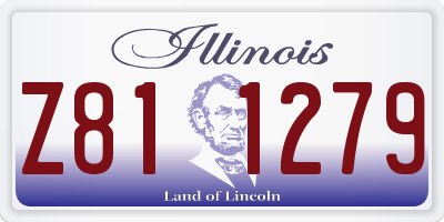 IL license plate Z811279