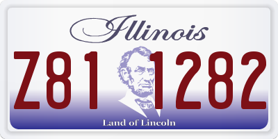 IL license plate Z811282