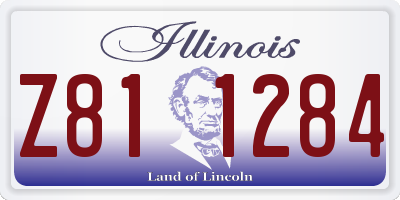 IL license plate Z811284