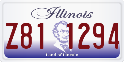 IL license plate Z811294