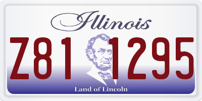 IL license plate Z811295