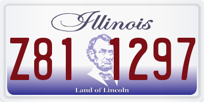 IL license plate Z811297