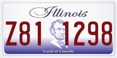 IL license plate Z811298