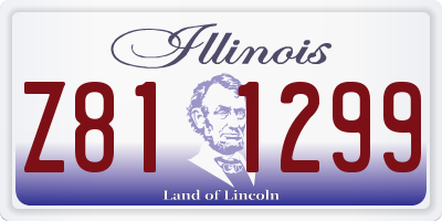 IL license plate Z811299
