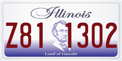 IL license plate Z811302