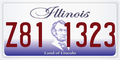 IL license plate Z811323