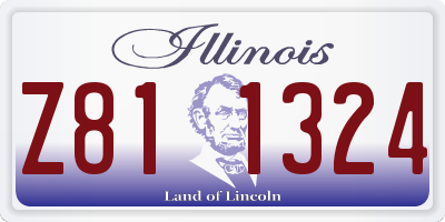 IL license plate Z811324