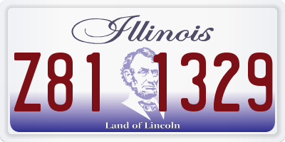 IL license plate Z811329