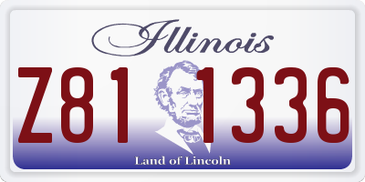 IL license plate Z811336