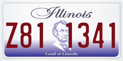 IL license plate Z811341