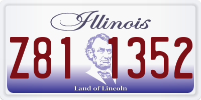 IL license plate Z811352