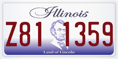 IL license plate Z811359