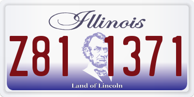 IL license plate Z811371