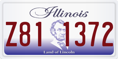 IL license plate Z811372