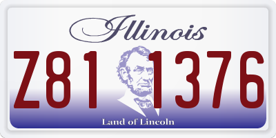 IL license plate Z811376