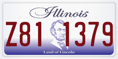 IL license plate Z811379