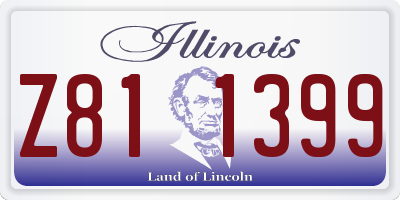 IL license plate Z811399