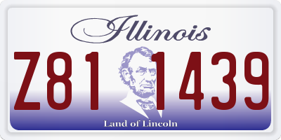 IL license plate Z811439