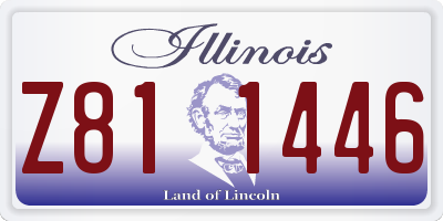 IL license plate Z811446