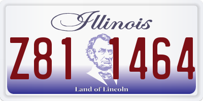 IL license plate Z811464