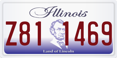 IL license plate Z811469
