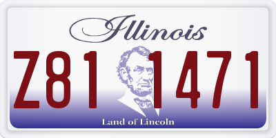 IL license plate Z811471