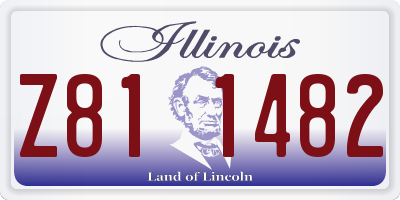 IL license plate Z811482