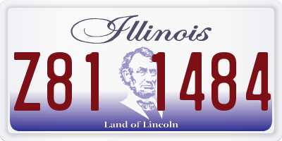 IL license plate Z811484
