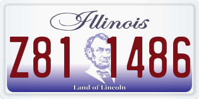 IL license plate Z811486