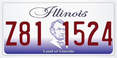 IL license plate Z811524