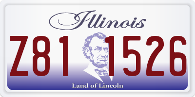 IL license plate Z811526