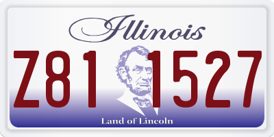 IL license plate Z811527