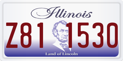 IL license plate Z811530