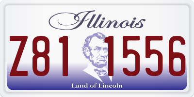 IL license plate Z811556