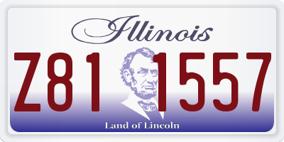 IL license plate Z811557