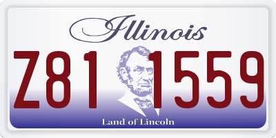 IL license plate Z811559
