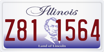 IL license plate Z811564
