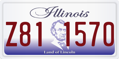 IL license plate Z811570