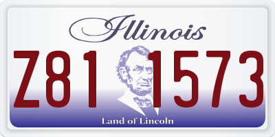 IL license plate Z811573
