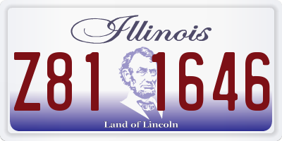 IL license plate Z811646
