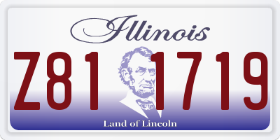 IL license plate Z811719
