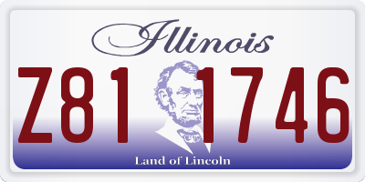 IL license plate Z811746