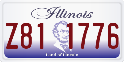 IL license plate Z811776