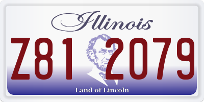 IL license plate Z812079