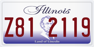 IL license plate Z812119