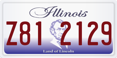 IL license plate Z812129