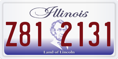 IL license plate Z812131