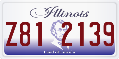 IL license plate Z812139