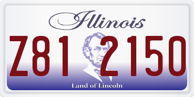 IL license plate Z812150