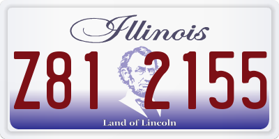 IL license plate Z812155